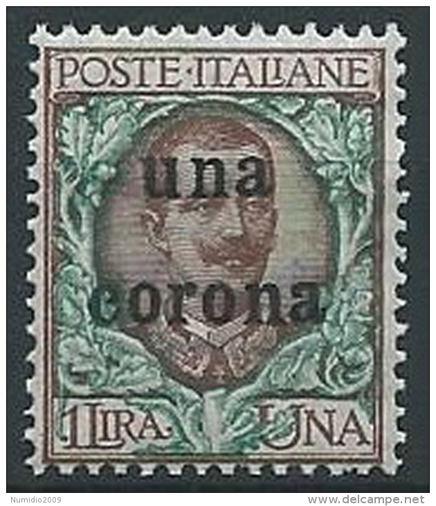 1919 DALMAZIA 1 CORONA MNH ** - ED727-11 - Dalmatië