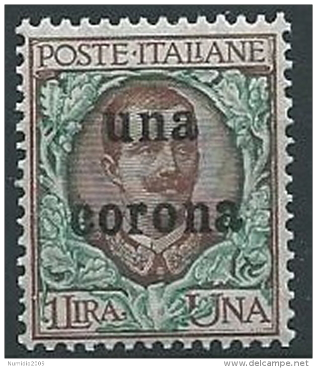 1919 DALMAZIA 1 CORONA MNH ** - ED727-12 - Dalmatië