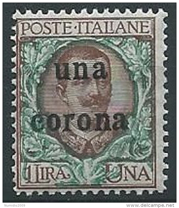 1919 DALMAZIA 1 CORONA MNH ** - ED727-18 - Dalmatië