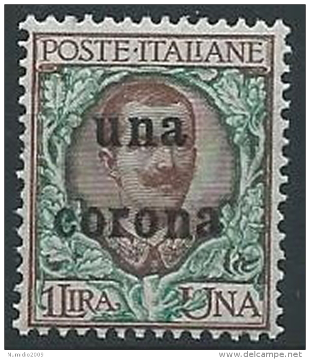 1919 DALMAZIA 1 CORONA MNH ** - ED727-3 - Dalmatia