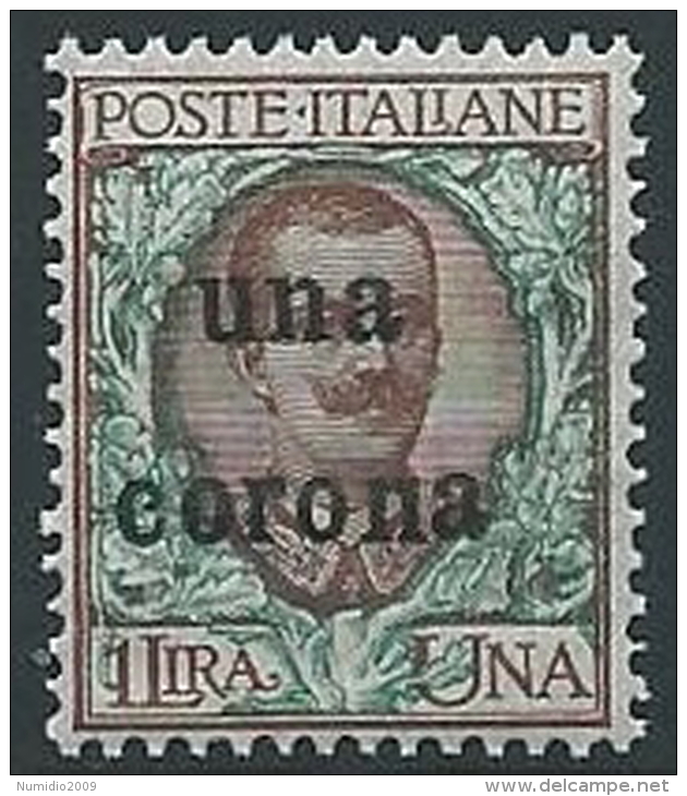 1919 DALMAZIA 1 CORONA MNH ** - ED727-5 - Dalmatien