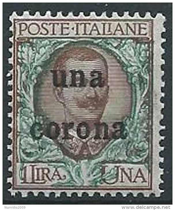 1919 DALMAZIA 1 CORONA MNH ** - ED728-10 - Dalmatien