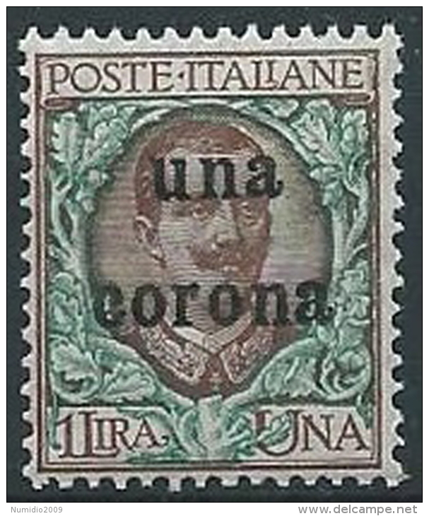 1919 DALMAZIA 1 CORONA MNH ** - ED728-8 - Dalmatia