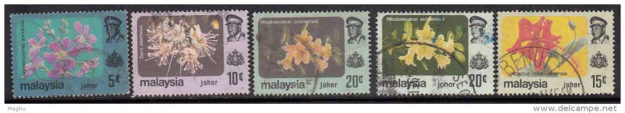 Johore Used 1979-1983, , Orchid, Malaya, (sample Image) - Johore