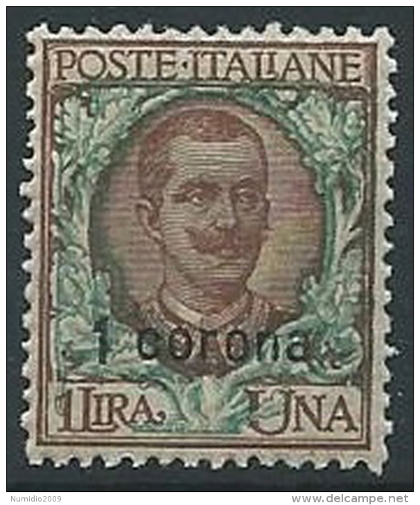 1921-22 DALMAZIA 1 CORONA MNH ** - ED723 - Dalmatia
