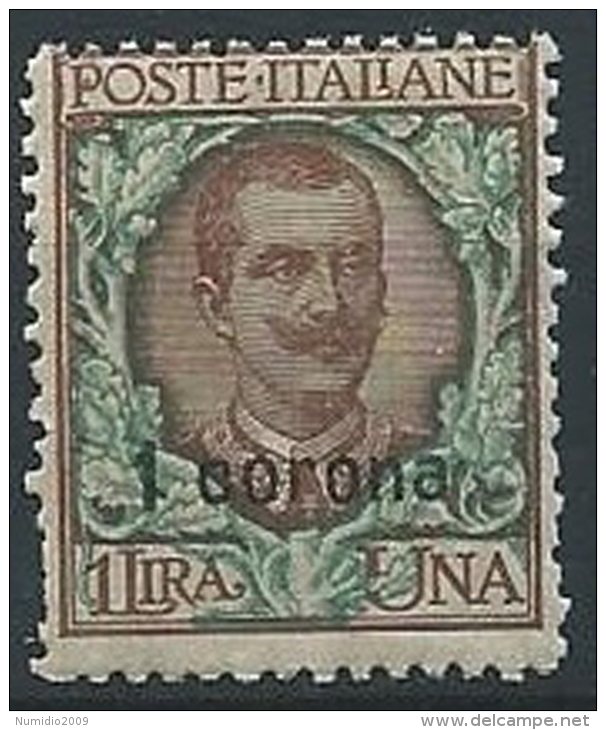 1921-22 DALMAZIA 1 CORONA MNH ** - ED723-13 - Dalmatia