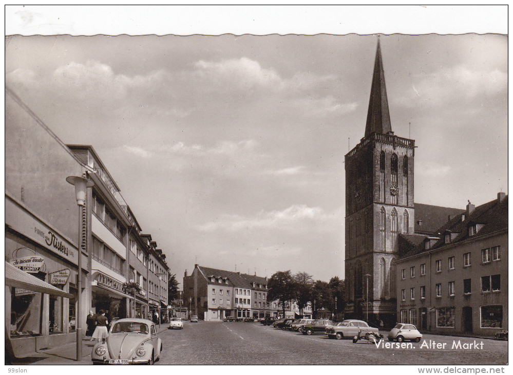 VIERSEN (Allemagne) - Vieux Marché / Alter Markt (Automobiles Dont  Volkswagen) - Viersen