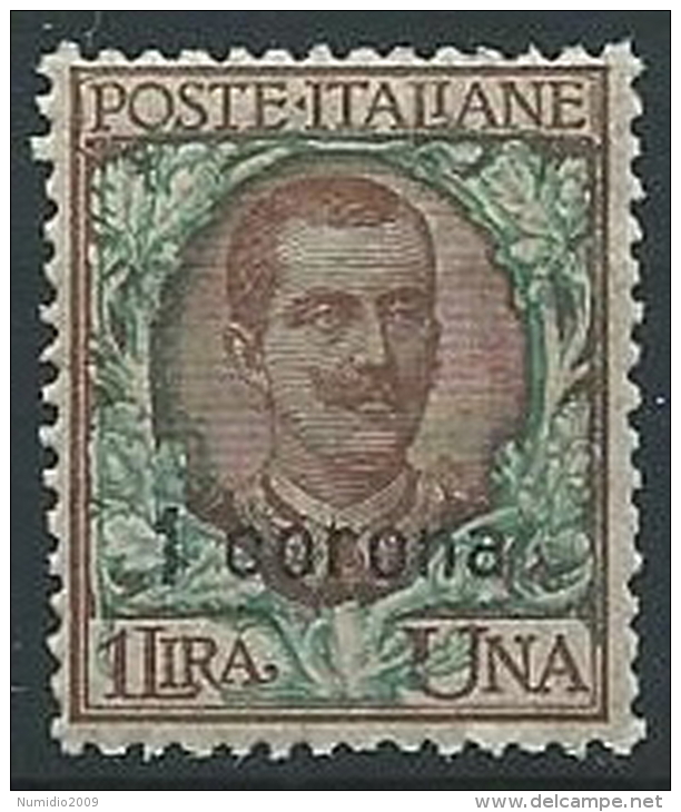 1921-22 DALMAZIA 1 CORONA MNH ** - ED724-10 - Dalmatien