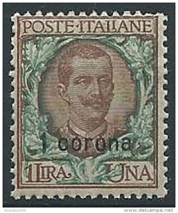 1921-22 DALMAZIA 1 CORONA MNH ** - ED724-2 - Dalmatië
