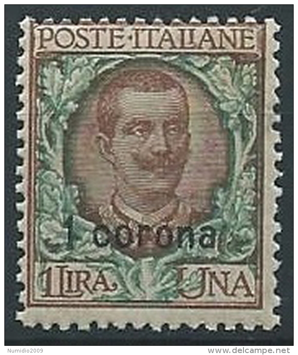 1921-22 DALMAZIA 1 CORONA MNH ** - ED724-7 - Dalmatie