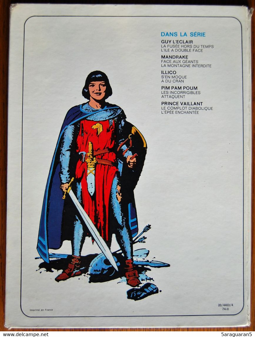 BD PRINCE VAILLANT - 2 - Le Complot Diabolique - EO 1974 - Prince Valiant