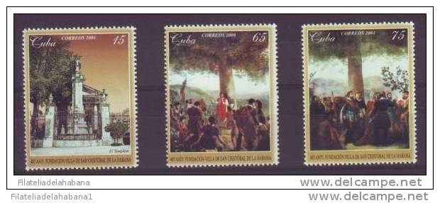 2004.114 CUBA 2004 CUBA HAVANA FOUNDATION "TEMPLETE" PAINTING. FUNDACION DE LA HABANA. MNH - Ungebraucht