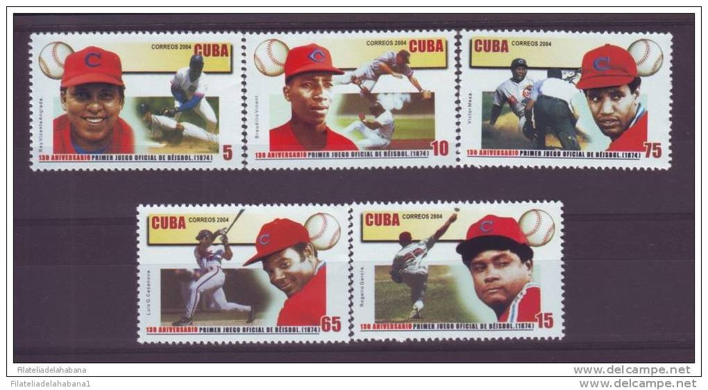 2004.116 CUBA 2004 BEISBOL BASEBALL NATIONAL GAMES CUP. MNH COMPLETE SET - Neufs