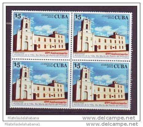 2004.135 CUBA 2004 PUERTO PRINCIPE FOUNDATION  ANIV MNH BLOCK 4. CAMAGUEY - Neufs