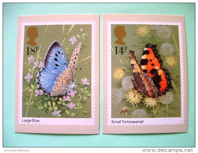 Two Postcards On Insects From England - Excelent For Maxicard - Insetti