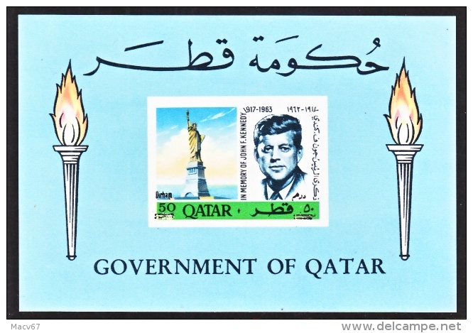 QATAR  102 B  **     J. F. KENNEDY - Qatar