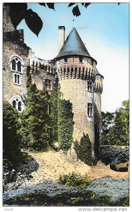 Nogent-le-Rotrou - Le Château De St Jean - Tour D'entrée - Carte CAP Colorisée, Dentelée - Nogent Le Rotrou