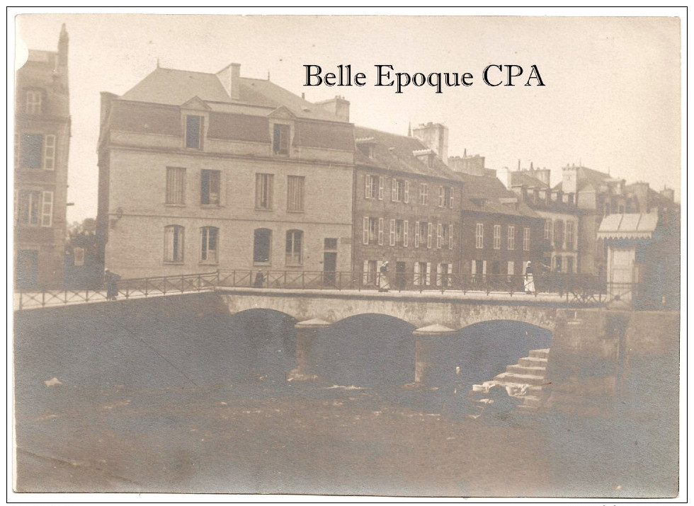 29 - QUIMPER - Pont Sur Le Steyr, Sous L'actuelle Rue Du Parc / Rue René Mader ? / Vue Prise Du Pont Pissette ? - Autres & Non Classés