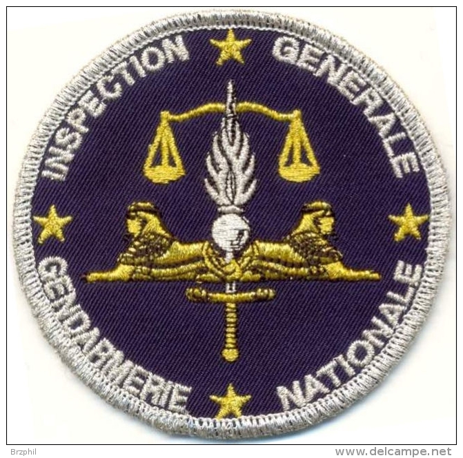 Inspection Générale De La Gendarmerie Nationale - Agréé DGGN Au Dos - Police & Gendarmerie