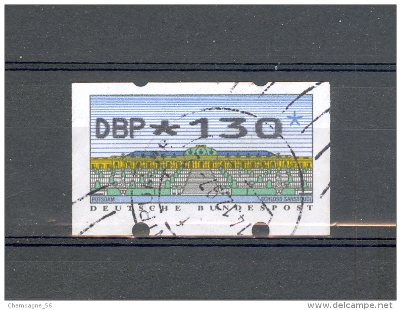 1996   N° 2 DBP * 1 3 0 *   DISTRIBUTEURS OBLITÉRÉ  14.12.97 YVERT TELLIER 2.00 € - Roulettes