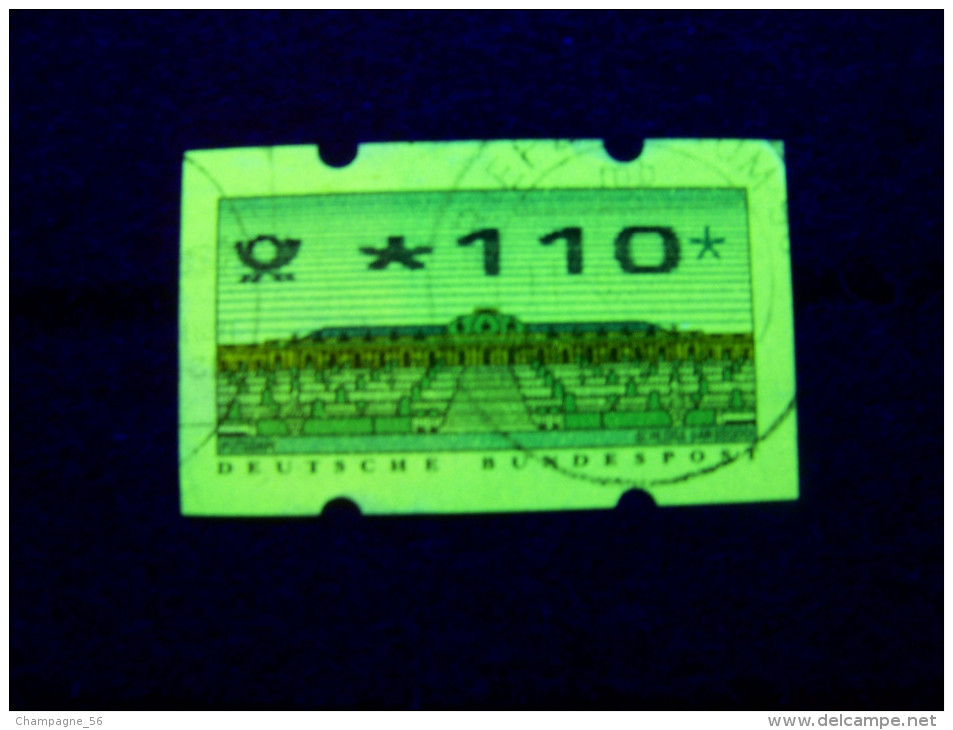 1999  N° 3  CORS * 1 1 0 *  DOS   N°  1485 VERTICALE ROULETTES   PHOSPHORESCENT 11.9.99 OBLITÉRÉ ZUM BZ 5 ? - Rolstempels