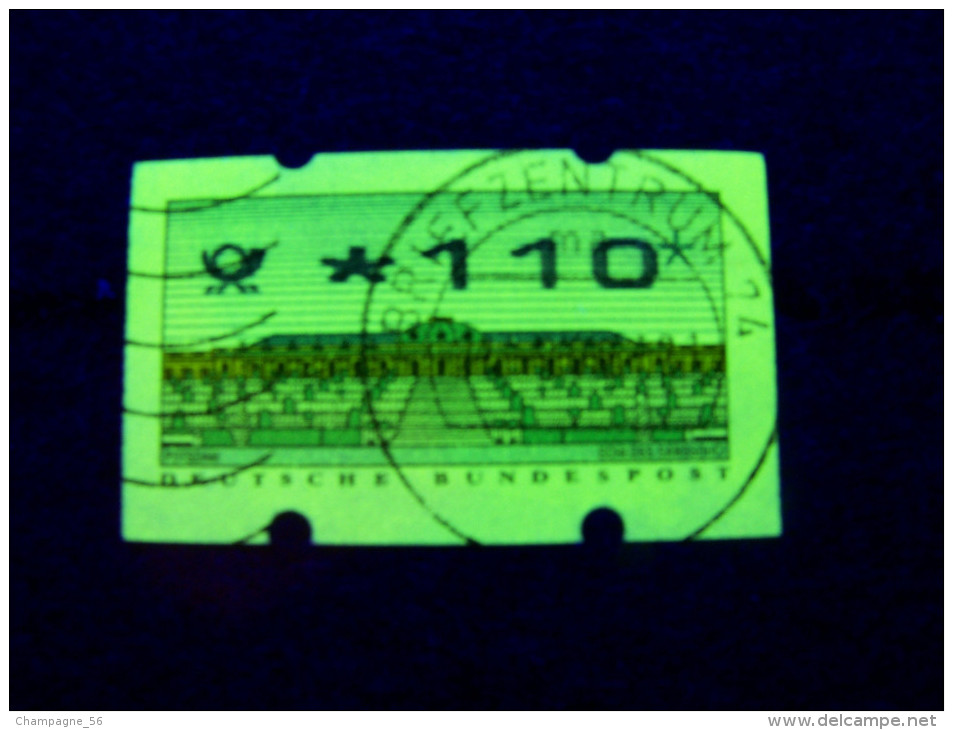 1999 N° 3 CORS * 1 1 0 *  DOS N° 1910 OBLITÉRÉ  ZUM BZ 74 HEILBRONN - Rollo De Sellos