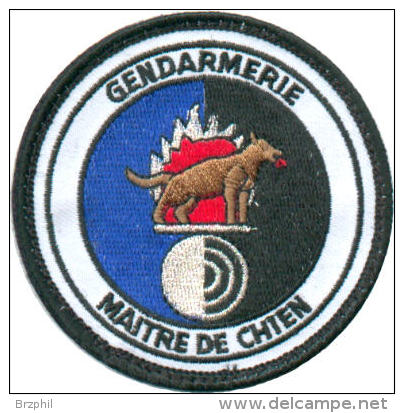Maitre Chien Gendarmerie - Rond Brodé Fauté - Police & Gendarmerie