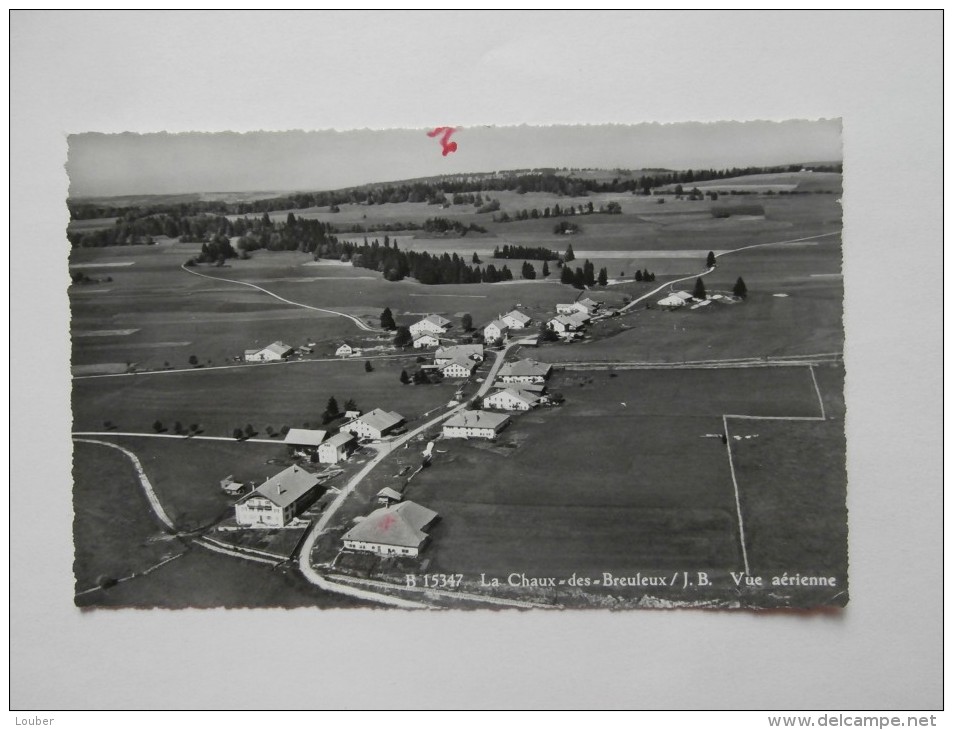 Jura La Chaux -des- BREULEUX Vue Aérienne - Les Breuleux