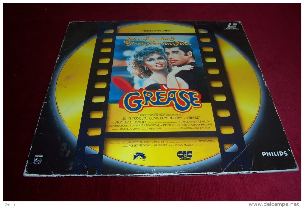 LASERDISC  CDV   °°°    Grease  ( 2 Eme Choix  ) - Otros