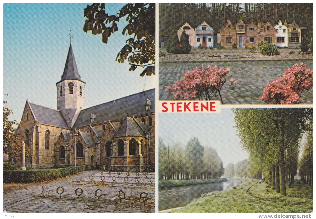 Stekene - Heilig Kruiskerk / De Wal / Stekensevaart - Stekene