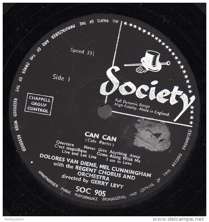 * LP *  COLE PORTER's CAN-CAN (England 1963 EX-!!) - Musicales
