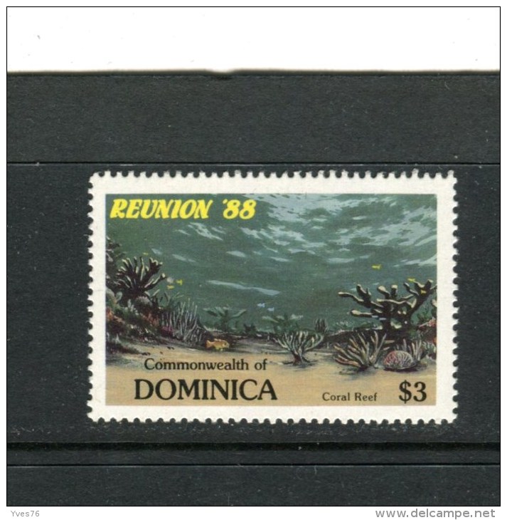 DOMINIQUE - Y&T N° 1008** - Récif De Corail - Dominica (1978-...)