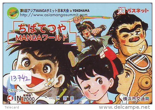 Carte Prépayée Japon * MANGA *  YOKOHAMA * ANMATE * ANIME (13.742)  * Movie Japan PREPAID CARD * Karte * - Film