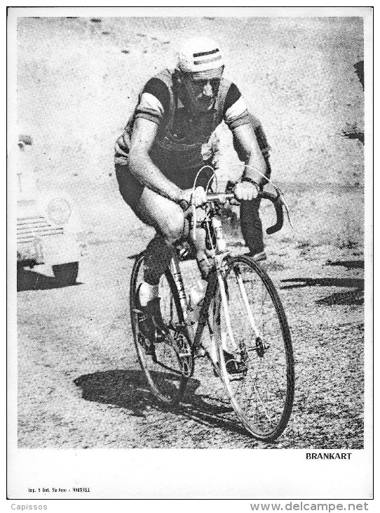 Jean Brankart Photo D´époque Imprimée Sur Carton Souple Très Bon Etat - Cyclisme