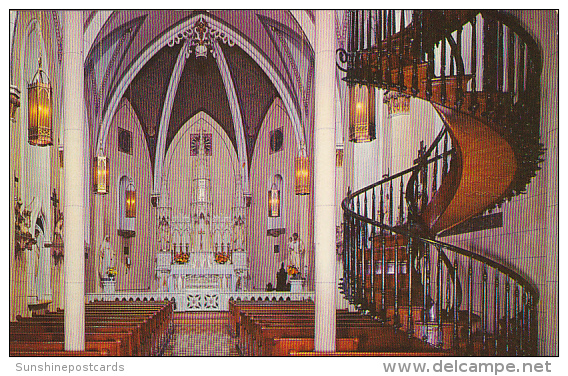 Famous Staircase Chapel Of Loretto Santa Fe New Mexico - Santa Fe
