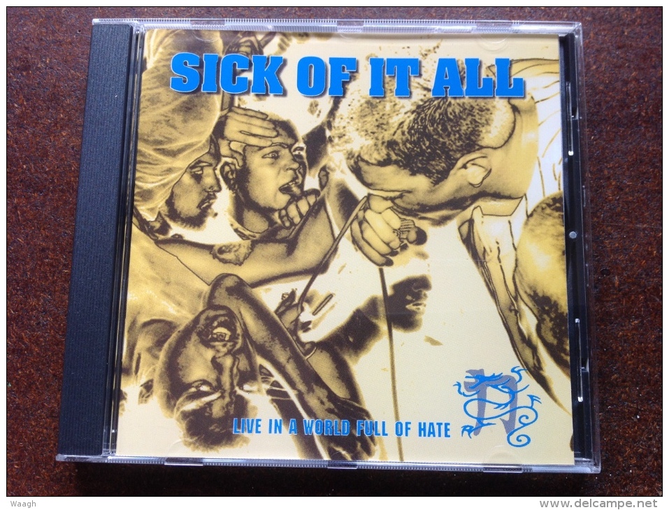 SICK OF IT ALL "live In A World Full Of Hate" CD 1st Press - Punk