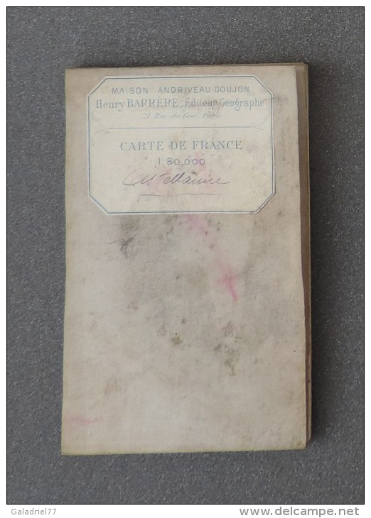 Carte De France Au 1 / 80 000 - Castellane - Kaarten & Atlas