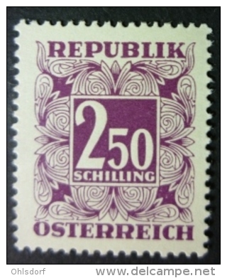 ÖSTERREICH - PORTOMARKEN 1949: Mi 255, ** MNH - KOSTENLOSER VERSAND AB 10 EURO - Postage Due