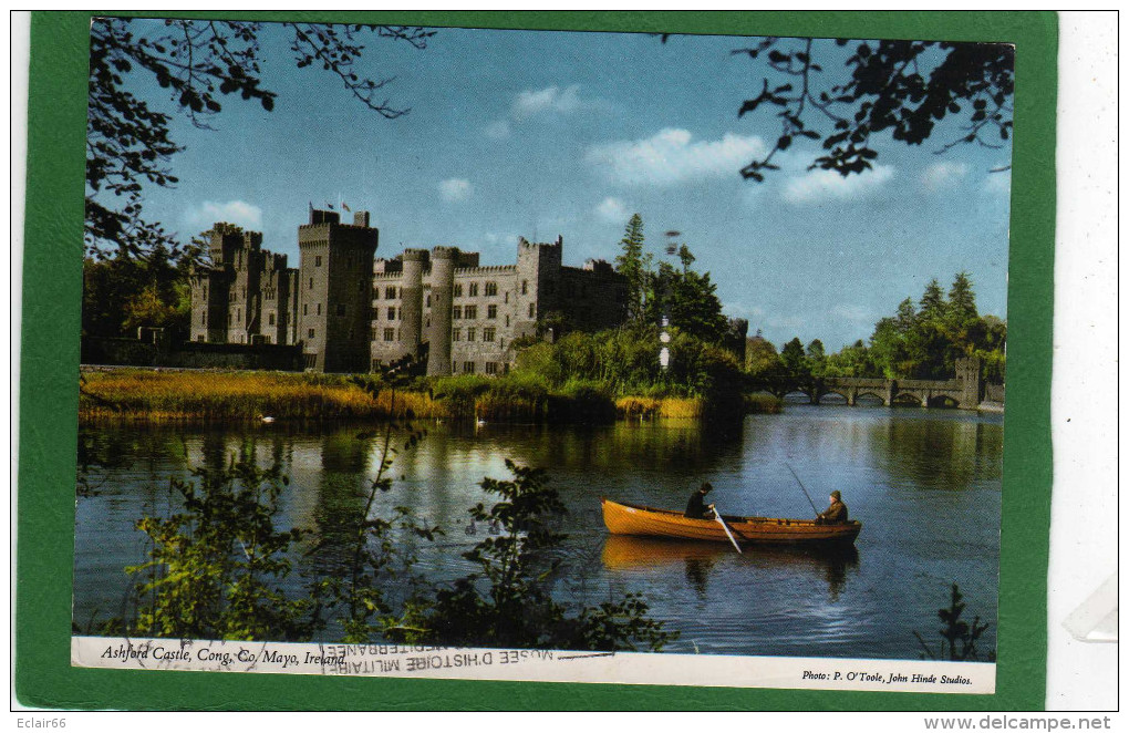 MAYO ASHFORD CASTLE CONG CASTELLI BARCHE LAGHI  CPM   Animée   Année 1989 - Mayo