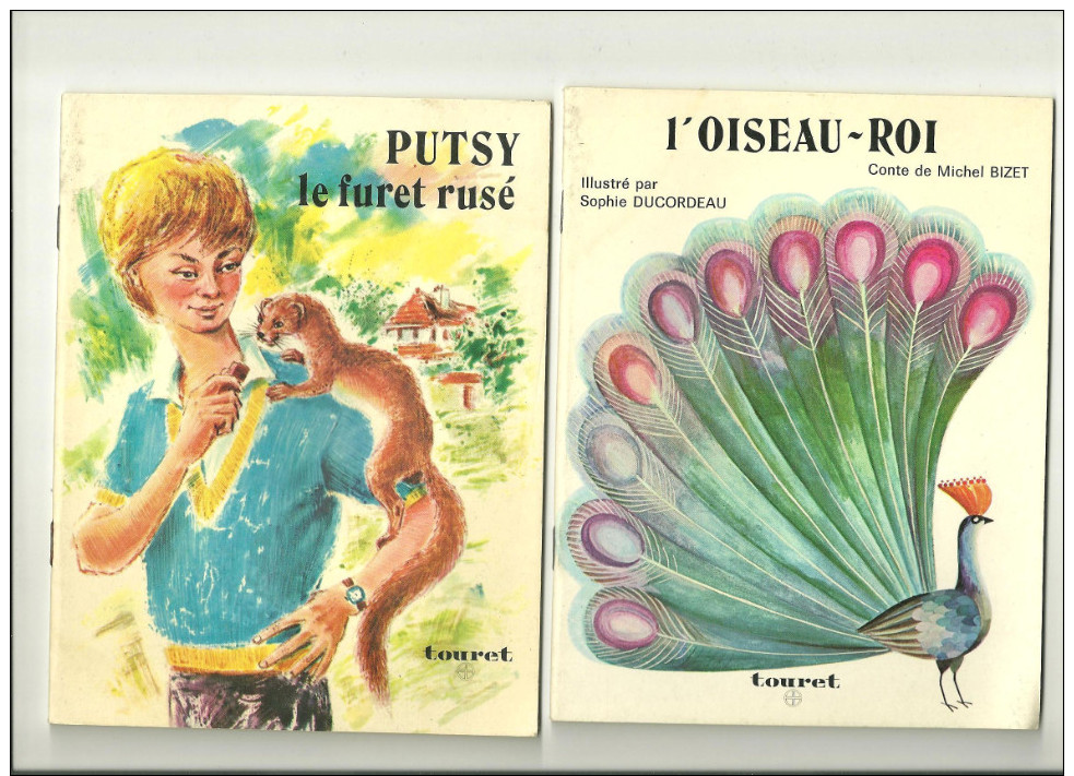 LOT DE 5 PETITS LIVRES Ed: Touret - Lots De Plusieurs Livres