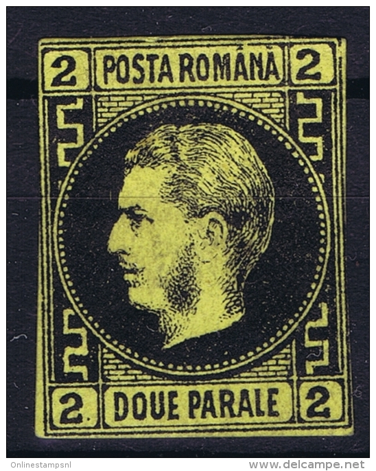 Romenia, 1866  Mi Nr 14 X MH/* - 1858-1880 Moldavië & Prinsdom