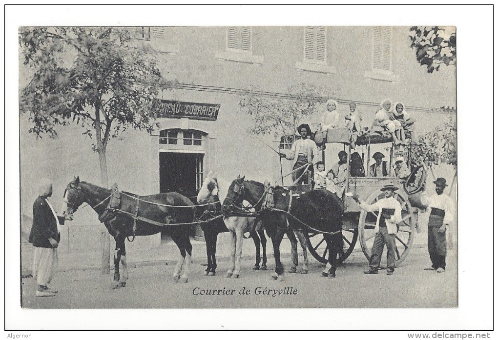 L1619 -  Courrier De Géryville Attelage Chevaux - Autres & Non Classés