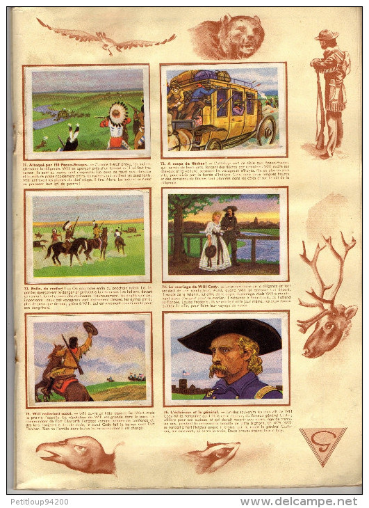 ALBUM IMAGES  CHOCOLAT DES GOURMETS  Buffalo Bill   INDIENS COW BOYS - Albums & Catalogues