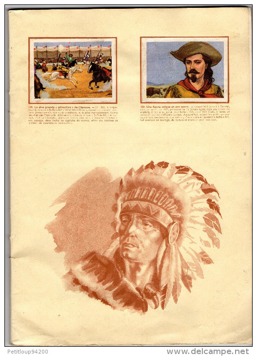 ALBUM IMAGES  CHOCOLAT DES GOURMETS  Buffalo Bill   INDIENS COW BOYS