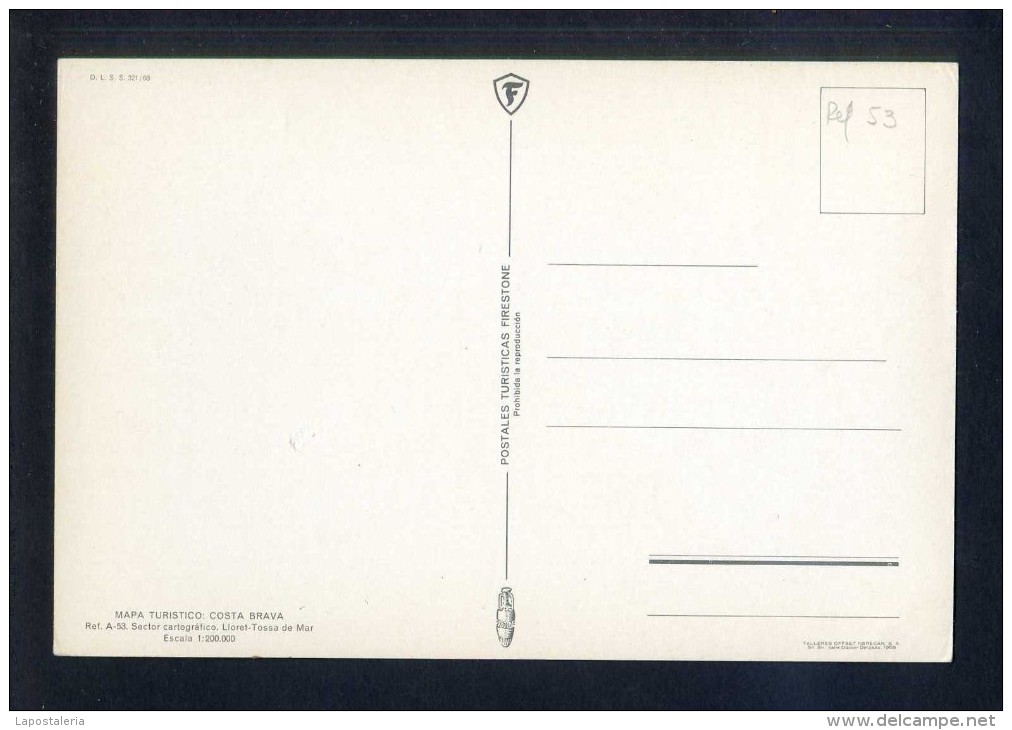 *Postales Turisticas Firestone* Lote 6 diferentes. Ref nº 50-55. Nuevas: 5. Circulada: 1.