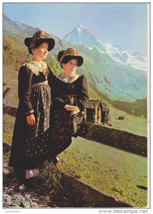 Suisse,schweiz,svizzera,h Elvetia,swiss,switzerland ,VALAIS,EVOLENE,VAL D´HERENS,dessus De Sion,filles,fillettes Du Pays - Sion