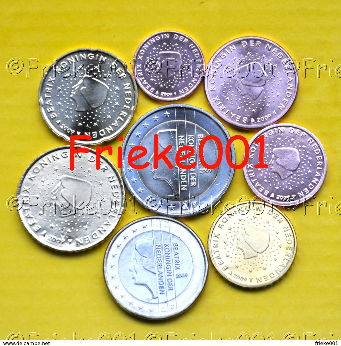 Nederland - Pays-Bas - 1 Cent Tot 2 Euro Unc 2009. - Paesi Bassi