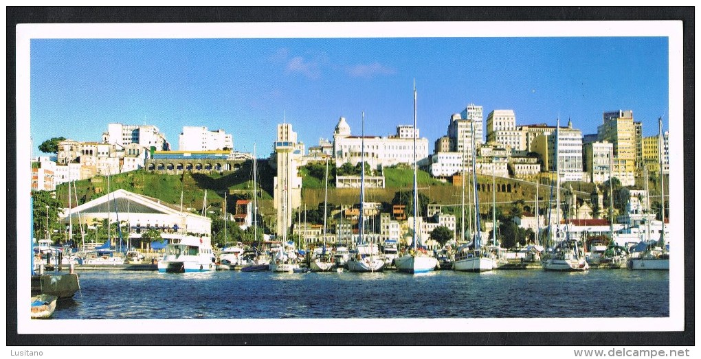 SALVADOR - BAHIA - YACHT - NICE STAMP TIMBRES - BRASIL BRAZIL ( 2 SCANS ) - Salvador De Bahia