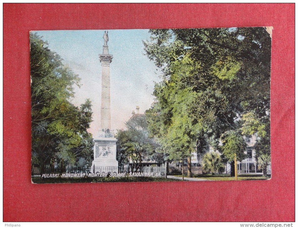 Georgia> Savannah Pulaski Monument      Ref 1448 - Savannah
