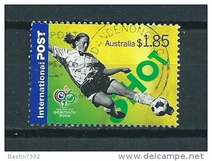 2006 Australia World Cup Soccer,football,sport $1,85 Used/gebruikt/oblitere - Gebruikt